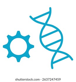 biomedical engineering icon Simple thin line stroke