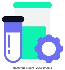Icono de ingeniería biomédica para uiux, infografía, etc