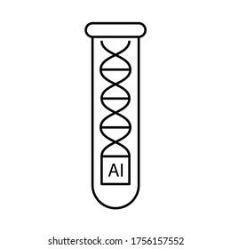 Biomedical Engineering Icon Vector Medical Illustration Technology Bio