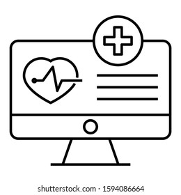 Biomedical Engineering Software Application Vector Icon Concept