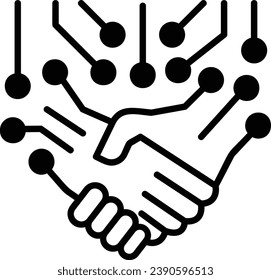biomedical prosthesis circumventing concept, Regenerative Therapy vector icon design, predictive modeling or adaptive control symbol, artificial intelligence  sign, neural circuit stock illustration