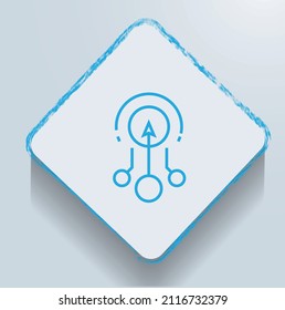Biomedical technology services icon vector design