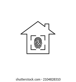 biometric icons  symbol vector elements for infographic web