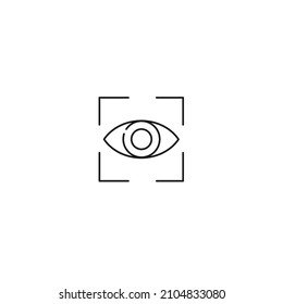 biometric icons  symbol vector elements for infographic web