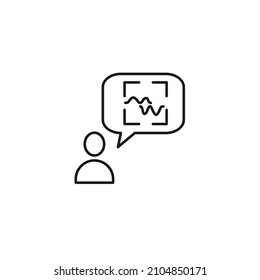 biometric icons  symbol vector elements for infographic web