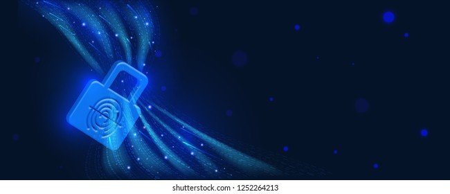 Identificación biométrica o concepto de sistema de reconocimiento facial.