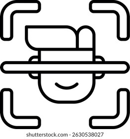 Vector de diseño de iconos creativos Nuevos biométricos