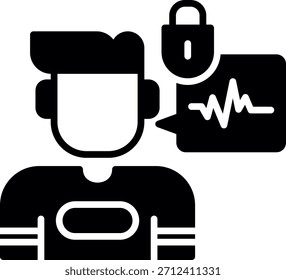 Vector de diseño de iconos creativos Nuevos biométricos