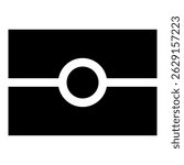 Biometric passport symbol international icon black color vector illustration image flat style simple