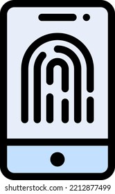 biometric  Vector illustration on a transparent background.Premium quality symmbols.Stroke vector icons for concept and graphic design.