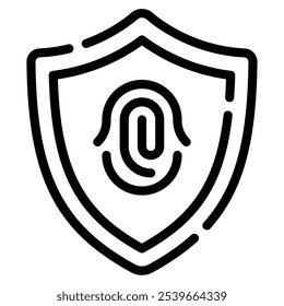 Biometrics icon for web, app, infographic, etc