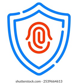 Biometrics icon for web, app, infographic, etc