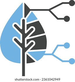 Imagen de Icono Biomimético. Adecuado para aplicaciones móviles.
