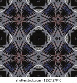 Biomorphic highly detailed seamless pattern