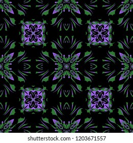 Biomorphic nature like seamless pattern, abstract colorful background, texture.