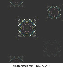 Biomorphic particles seamless pattern