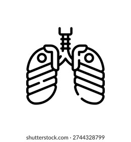 Bionic Biomechanical Cybernetic Technology Icon Design