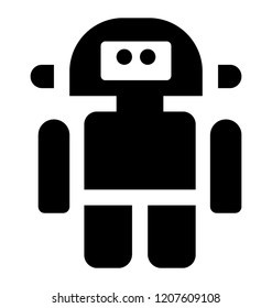 
A bionic man or artificial intelligence called robot 
