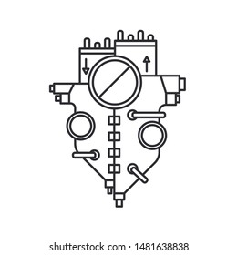 Bionic Robot Heart Rib Cage Prosthesis Stock Vector (Royalty Free ...