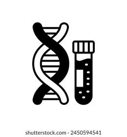 Biophysics  icon in vector. Logotype
