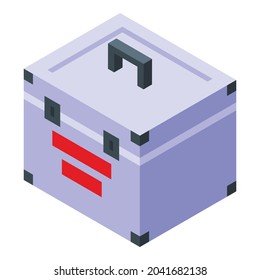 Bioprinting Box Icon Isometric Vector. Medical Engineering. Bio Science