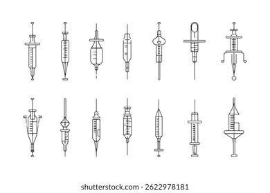 The  Biopsy Needle Minimalist Drawing