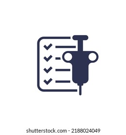 Biopsy Test Icon, Vector Pictogram