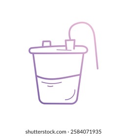 Bioreactor icon vector stock illustration