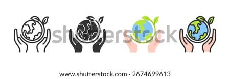 Biosphere Icon Pack In Multiple Styles