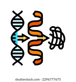 biosynthesis biochemistry color icon vector. biosynthesis biochemistry sign. isolated symbol illustration