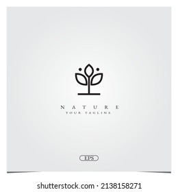 biotanical nature Logo design logo premium elegant template vector eps 10
