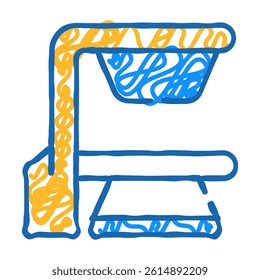 biotech equipment doodle icon sketch vector. biotech equipment sign. isolated symbol illustration