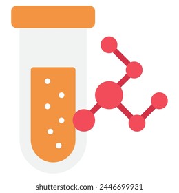 Biotech future things icon illustration