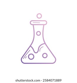 Biotech Lab Equipment icon vector stock illustration
