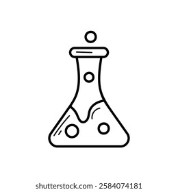 Biotech Lab Equipment icon vector stock illustration
