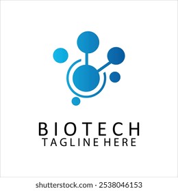 Inspiración de diseño de logotipos de biotecnología - Vector