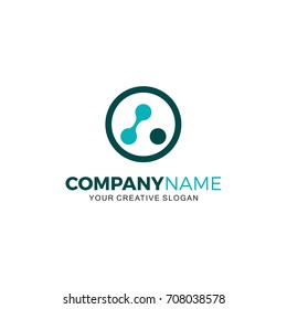 Biotech Logo Initial A. Business  Logo Illustration