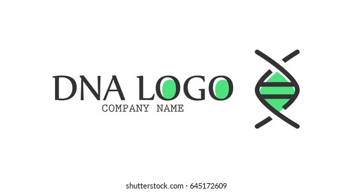biotechnology dna logotype. Medicine, science, laboratory,Technology DNA vector concept