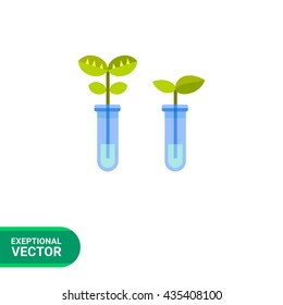 Biotechnology flat icon