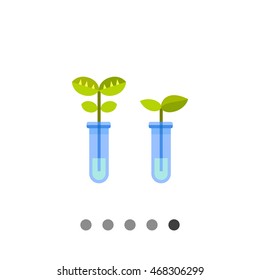 Biotechnology flat icon