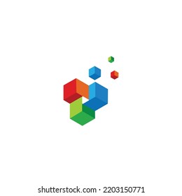 ilustración de icono del logotipo con marca de verificación H de biotecnología
