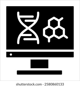Biotechnology Icon Element For Design