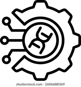 Biotechnology Icon Element For Design