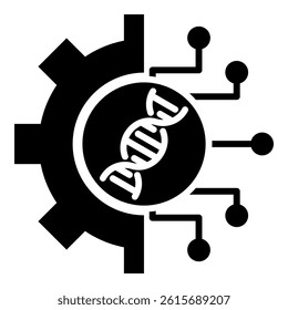 Biotechnology Icon Element For Design
