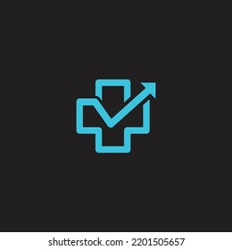 ilustración de icono de biotecnología más logotipo de señas