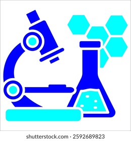 Biotechnology Simple Icon Vector Illustration Concept