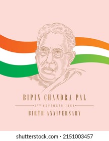 Bipin Chandra Pal Was An Indian Independence Movement Freedom Fighter. His Birthday Is Celebrated On 7 November,