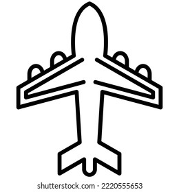 Biplane icon vector image. Can also be used for web apps, mobile apps and print media.