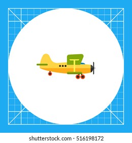 Biplane Vector Icon