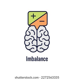 Trastorno bipolar o depresión Juego de iconos de BP que muestra los símbolos de salud mental